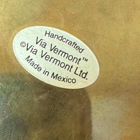 Vintage Via Vermont Gold-Toned Musical Jewelry Box Golden Gate Bridge - Picture 8 of 8